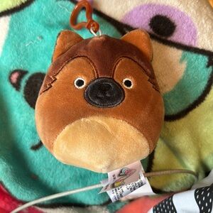 Mario the Dog squishmallow clip NWT